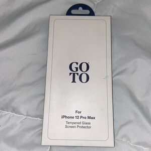iPhone 12 Pro Tempered y2k Glass screen protector 
new phone case still in box